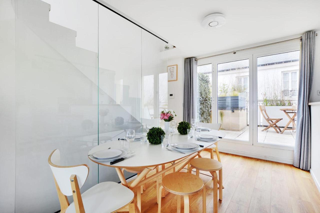 Exceptional Triplex With Terrace - Montmartre Apartment Paris Luaran gambar